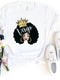 Virgo Queen Zodiac Shirt - Custom Birthday T - Shirt - Bliss Birthday Shirts - White - S