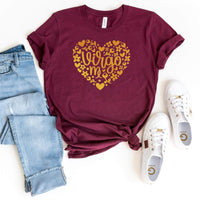 Virgo Shirts - Custom Birthday T-Shirt - Bliss Birthday Shirts - Maroon - S