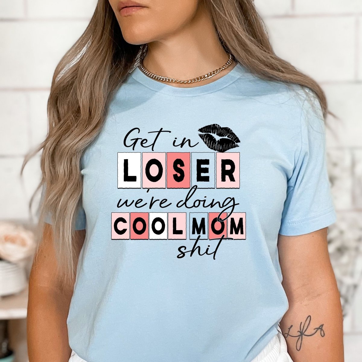 We're Doing Cool Mom Shit - Birthday Shirt - Bliss Birthday Shirts - Small - BabyBlue