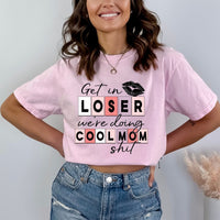 We're Doing Cool Mom Shit - Birthday Shirt - Bliss Birthday Shirts - Small - Pink